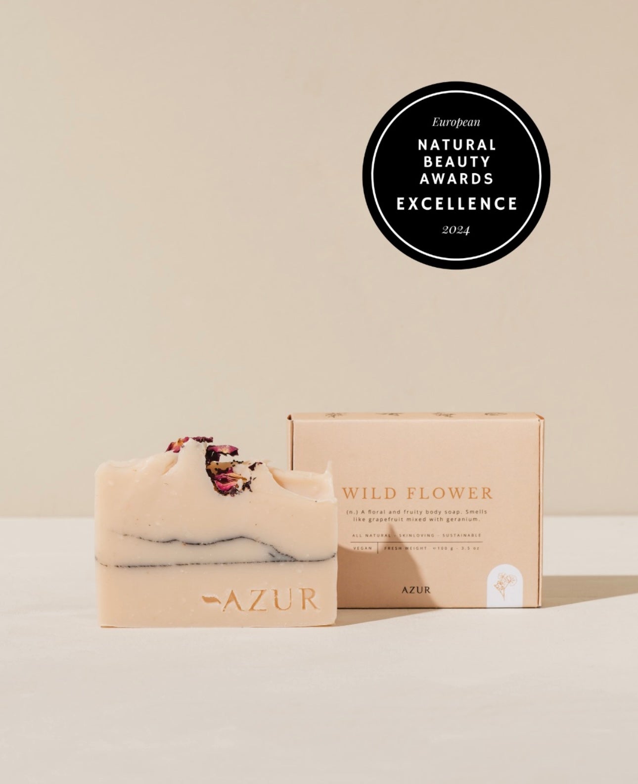 Wild Flower - Savon naturel Azur